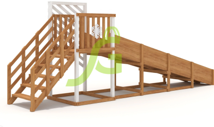 Зимняя горка "IgraGrad Snow Fox", скат 5 м, мод 2