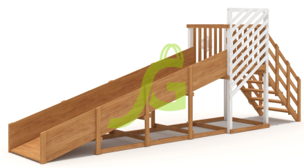 Зимняя горка "IgraGrad Snow Fox", скат 5 м, мод 2