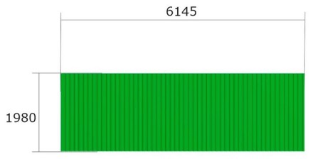 Ограждение мусоросборника для уличной площадки 4П