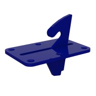 Крепление гимнастического снаряда (коня,козла) к полу