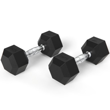 Гантели DFC Гексагональные, 2 шт. по 30 кг