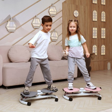 Фитнес платформа/горнолыжный тренажёр DFC "Twister Bow" с эспандерами Фитнес платформа/горнолыжный тренажёр DFC "Twister Bow" с эспандерами