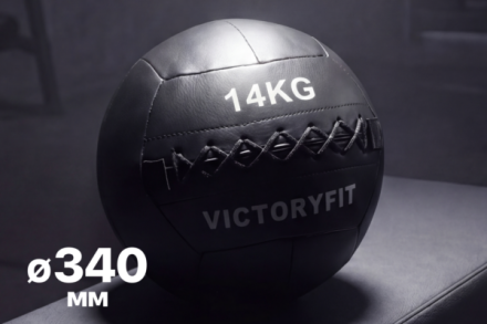 Мяч тренировочный (Wall Ball) 14 кг VictoryFit VF-WBA140 Мяч тренировочный (Wall Ball) 14 кг VictoryFit VF-WBA140