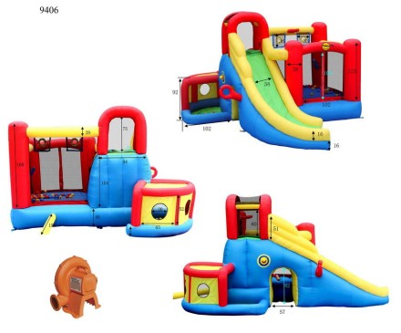 Надувной батут Игровой Центр 11 в 1 арт. 9406