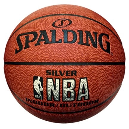 83016 Баскетбольный мяч NBA Silver, с логотипом NBA, разм. 7
