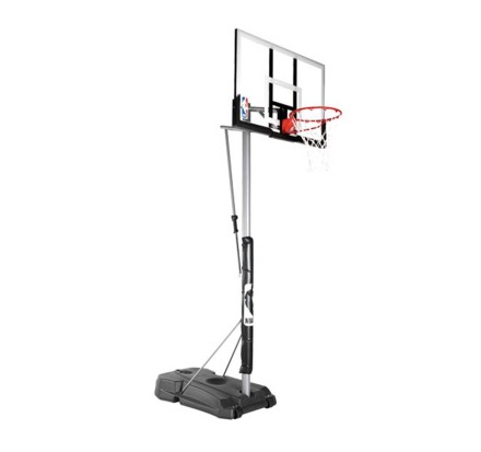 Стойка баскетбольная мобильная SPALDING SILVER PORTABLE 52” ACRYLIC