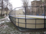 Хоккейная коробка (каток) 15х30 Пластиковый борт