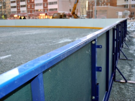 Хоккейная коробка (каток) 15х30 Пластиковый борт