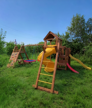 Детская площадка Выше Всех Маугли с винтовой горкой Детская площадка Выше Всех Маугли с винтовой горкой