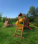 Детская площадка Выше Всех Маугли с винтовой горкой
