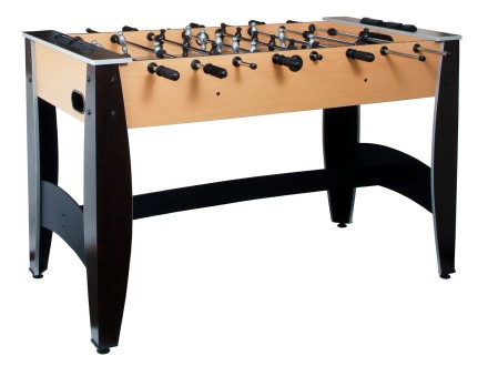 Игровой стол - футбол "Hit" (122x63.5x78.7 см, светло-коричневый)