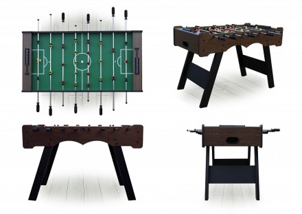 Игровой стол - футбол "Stuttgart" (122x61x81см, венге)