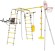 Дачный комплекс "Fitness" + ДИСК качели Romana 103.20.05 (серый/жёлтый)
