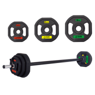 Комплект Smith PXPMS 05 - гимнастическая штанга 20кг:  гриф с пружинным замком;  2х5кг полеуретановый диск;  2x2.5кг полеуретановый диск;  2x1.25кг полеуретановый диск.