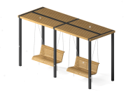 Парковые качели 'Радуга' КЧ-35