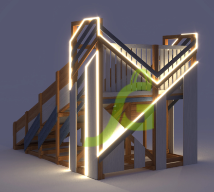 Зимняя горка "IgraGrad Snow Fox", скат 5 м, мод 3