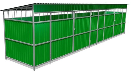 Ограждение мусоросборника для уличной площадки 6П