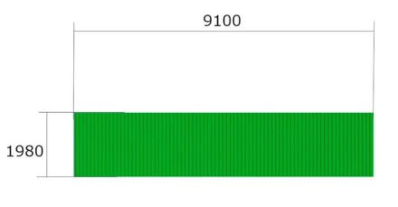 Ограждение мусоросборника для уличной площадки 6П