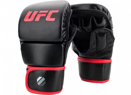 UFC Перчатки MMA для спарринга 8 унций черные S/M