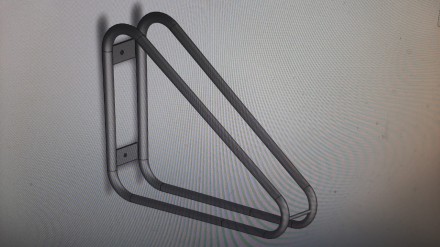 Велосипедная парковка настенная