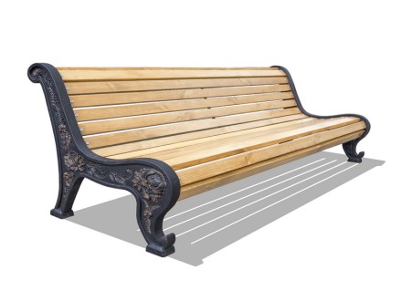 Скамейка чугунная «Новый парк»