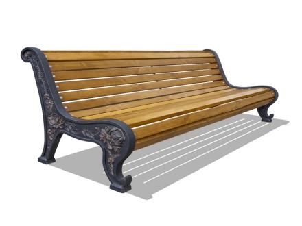 Скамейка чугунная «Новый парк»