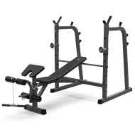 Скамья со стойками под штангу DFC D709 Скамья со стойками под штангу DFC D709