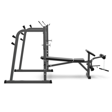 Скамья со стойками под штангу DFC D709 Скамья со стойками под штангу DFC D709