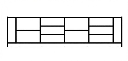 Ограждение металлическое 