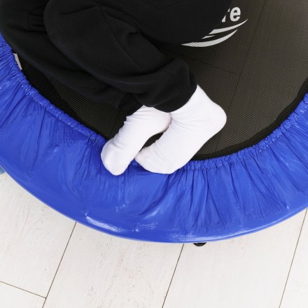 Батут с поручнем DFC Gardenature 36'' синий