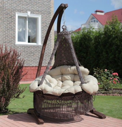 Каркас для подвесных кресел качелей СORSA (дерево)