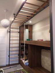 Шведская стенка комбинированная с рукоходом