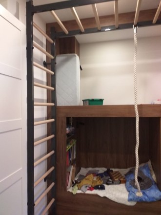 Шведская стенка комбинированная с рукоходом Шведская стенка комбинированная с рукоходом