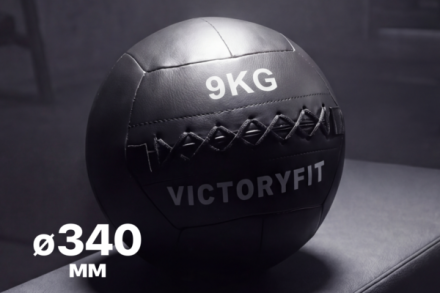 Мяч тренировочный (Wall Ball) 9 кг VictoryFit VF-WBA090 Мяч тренировочный (Wall Ball) 9 кг VictoryFit VF-WBA090