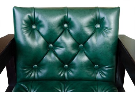 Кресло бильярдное (мягкое сиденье + мягкая спинка, цвет махагон)