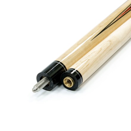 Кий / пул 2-pc "Classic Champion A-6" (черно-натуральный) с оплеткой ирландский лен Кий / пул 2-pc "Classic Champion A-6" (черно-натуральный) с оплеткой ирландский лен