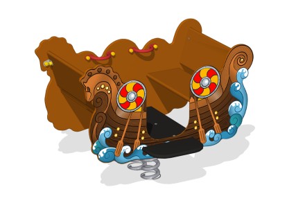 Качалка на двойной пружине 'Ладья' КБ-11.1