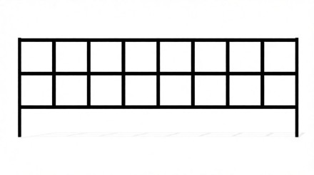 Ограждение металлическое 