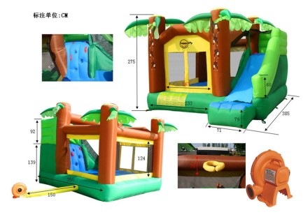 Надувной батут Мега Джунгли арт. 9164