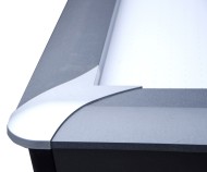 Накладка угловая пластиковая для аэрохоккея "CONTOUR II" Накладка угловая пластиковая для аэрохоккея "CONTOUR II"