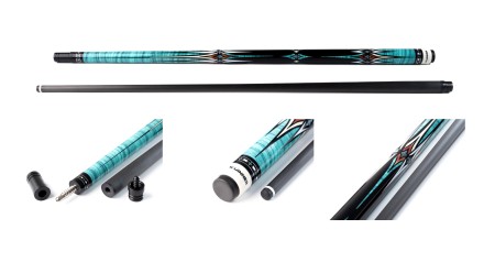 Кий / пул 2-pc "Winner Carbon - 018" (черно-синий) Кий / пул 2-pc "Winner Carbon - 018" (черно-синий)