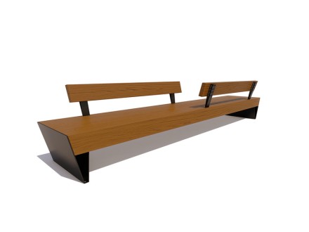 Скамейка «Калининград» двухсторонняя