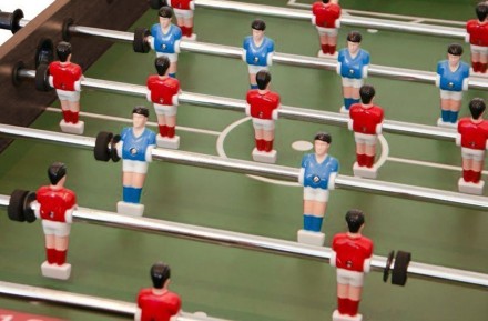 Игровой стол - футбол складной "Maccabi Mini" (121 x 61 x 81 см, венге)