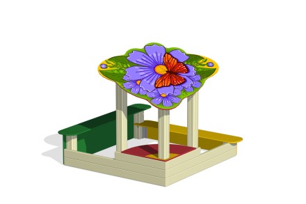 Песочница 'Бабочка' ПС-56.2