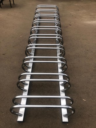 Велопарковка "треугольник" нержавеющая сталь