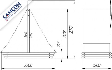Ладья песочница (сосна)