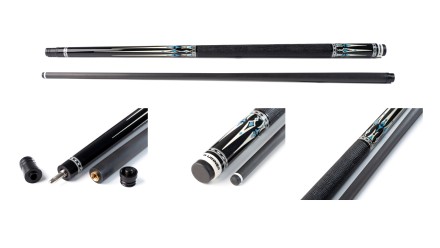 Кий / пул 2-pc "Winner Carbon - 019" (черно-синий) оплетка натуральная кожа Кий / пул 2-pc "Winner Carbon - 019" (черно-синий) оплетка натуральная кожа