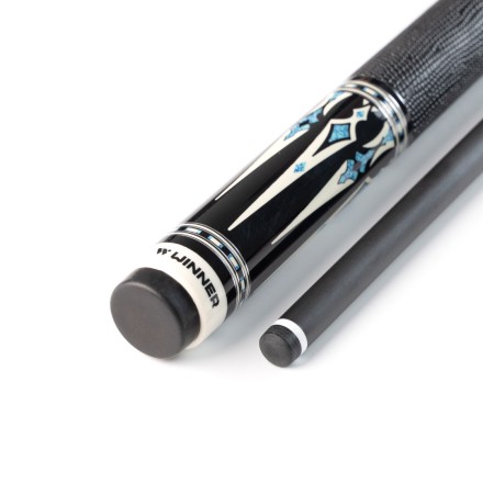 Кий / пул 2-pc "Winner Carbon - 019" (черно-синий) оплетка натуральная кожа Кий / пул 2-pc "Winner Carbon - 019" (черно-синий) оплетка натуральная кожа