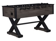 Игровой стол - футбол "Tournament" (142.5x78.2x88см, кубинский махагон) Игровой стол - футбол "Tournament" (142.5x78.2x88см, кубинский махагон)