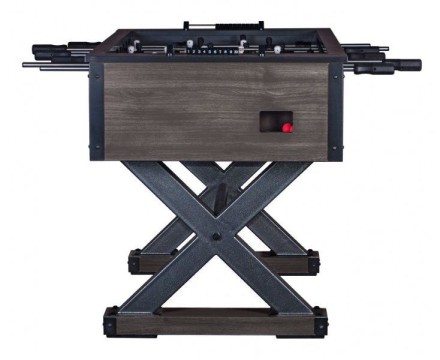 Игровой стол - футбол "Tournament" (142.5x78.2x88см, кубинский махагон)